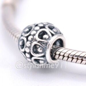 Authentic Pandora Retired A CLOUD'S SILVER LINING Charm